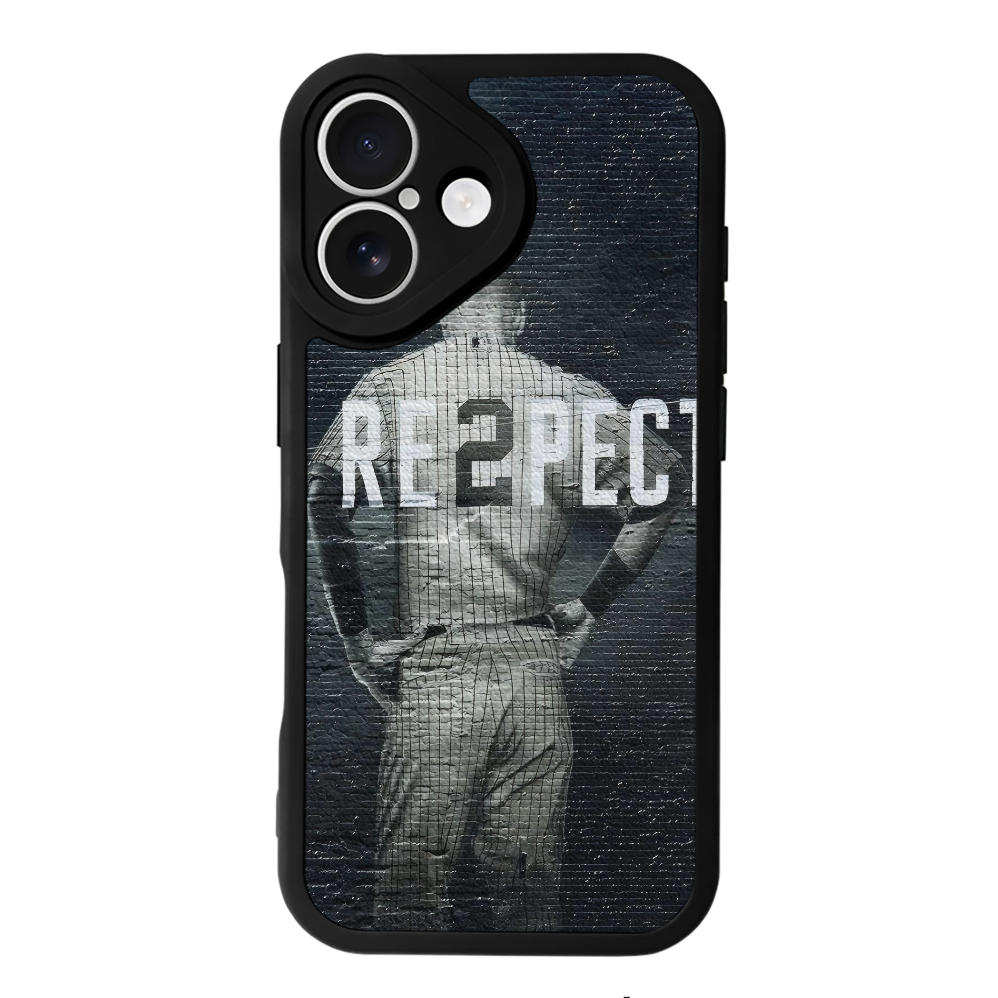 Derek Jeter 48 IPhone 16 Silicone Leather Case – UV Print, Lambskin Texture – Perfect Fit, Wireless Charging Compatible, Scratch Resistant, Precise Cutouts – Stylish Protection For IPhone 16